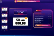 Biển số “siêu vip” 88A-888.88 chuẩn bị lên sàn đấu giá