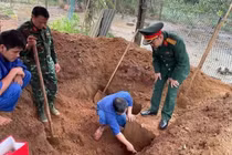 Phát hiện 2 hài cốt liệt sĩ ở Quảng Trị