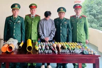 Bắt giữ đối tượng chế tạo trái phép pháo nổ ở Hà Tĩnh