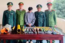 Bắt giữ đối tượng chế tạo trái phép pháo nổ ở Hà Tĩnh