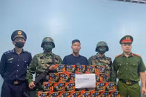 Bắt đối tượng vận chuyển pháo lậu qua biên giới