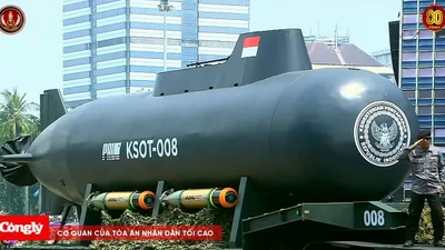 Indonesia công khai tàu ngầm không người lái đầu tiên Đông Nam Á