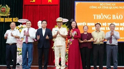 Đại tá Hồ Song Ân giữ chức Giám đốc Công an tỉnh Quảng Ngãi