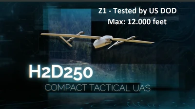 UAV chạy hydro Z1 của Mỹ lập kỷ lục với trần bay mới