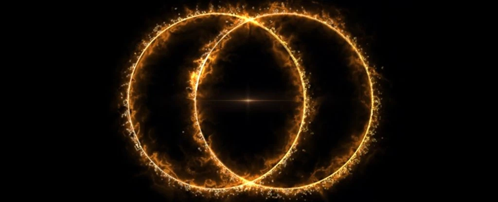 Hai vòng tròn khổng lồ giao nhau trong vũ trụ, giới thiên văn sốc nặng