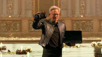 Khám phá bất ngờ chiếc laptop bí ẩn trên tay CEO Nvidia