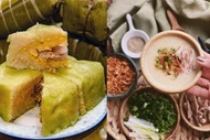 Lẩu cháo bánh chưng món ngon lạ miệng giúp 'giải cứu' đồ Tết