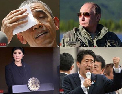 Niềm vui, nỗi buồn của nguyên thủ quốc gia năm 2013