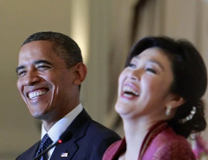 Khoảnh khắc cười “phớ lớ” của nữ Thủ tướng Thái Lan