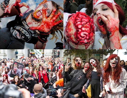 Rợn người cảnh thây ma “xâm chiếm” London, Paris