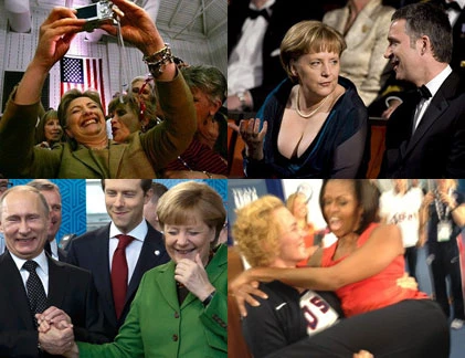 Khoảnh khắc khó đỡ của quý bà quyền lực thế giới