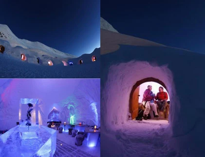 Thăm làng “lều tuyết” như nhà người lùn ở Đức