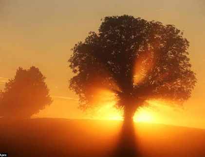 Ngắm bình minh mùa thu nước Anh