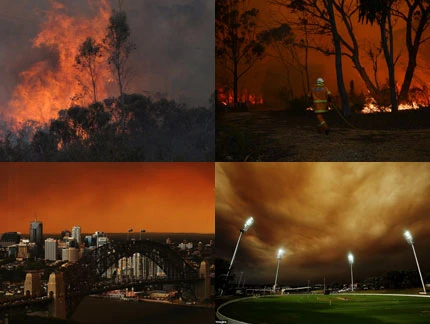 Kinh hoàng biển lửa cháy rừng thiêu đốt Australia 