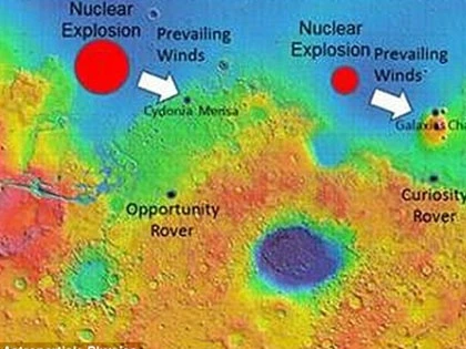 Người ngoài hành tinh là thủ phạm vụ nổ hạt nhân trên sao Hỏa?