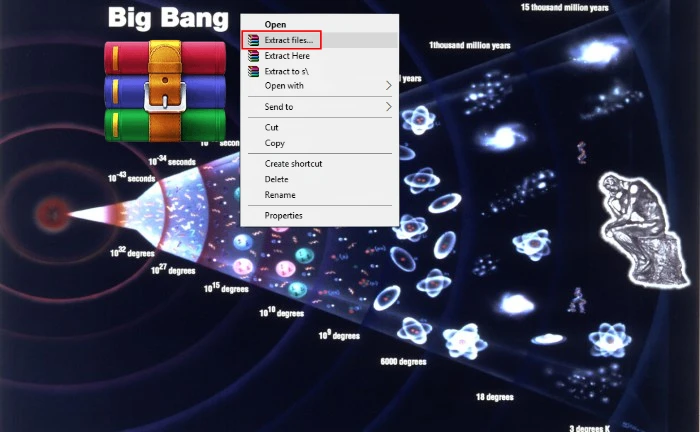 Vũ trụ là file nén RAR khổng lồ chạy trên máy tính? 