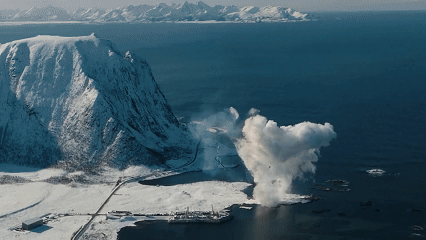 Khoảnh khắc tên lửa Spectrum bất ngờ phát nổ ngay sau khi rời bệ phóng