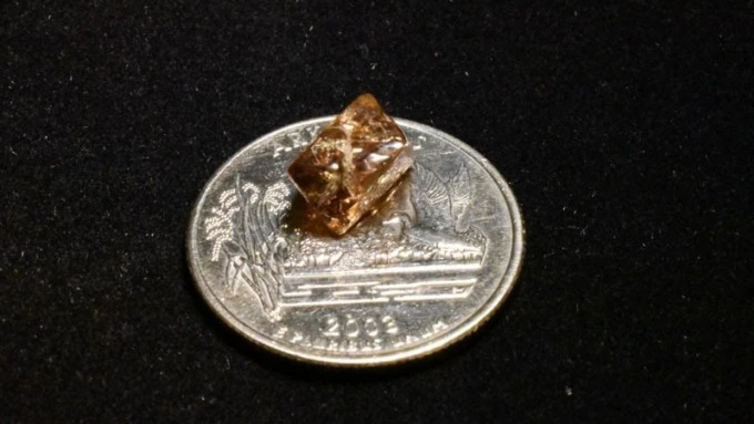 Đi dạo công viên, vô tình vớ được viên kim cương siêu khủng