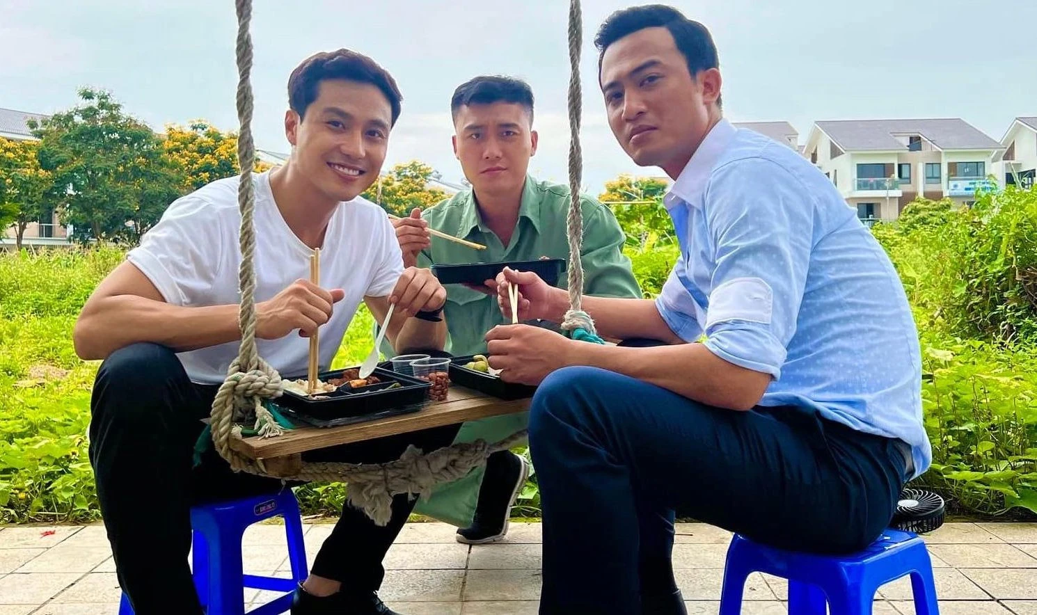 Khi công an và tội phạm ăn cơm cùng nhau hậu trường phim 'Đấu trí'