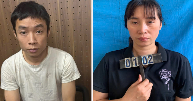 Hai đối tượng Lê Minh Hưng và Tạ Thị Vân. capture-9129.png