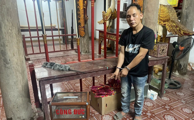 Đối tượng Nguyễn Văn Tiến và nơi thực hiện vụ trộm. capture-4103.png