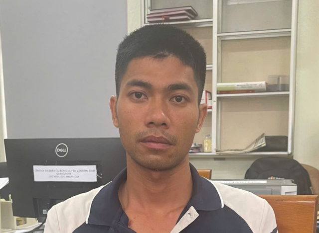 Đối tượng Nguyễn Văn Dũng tại cơ quan Công an. capture-4401.png
