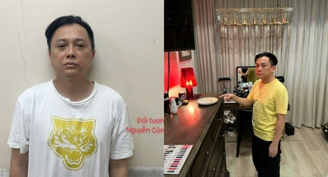 Nhà thiết kế Nguyễn Công Trí và tang vật. 89.jpg