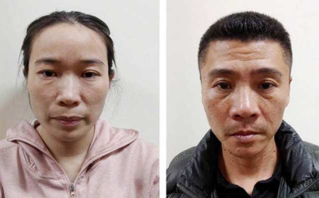 Hai đối tượng Hạnh và Lâm tại cơ quan Công an. capture-3190.png