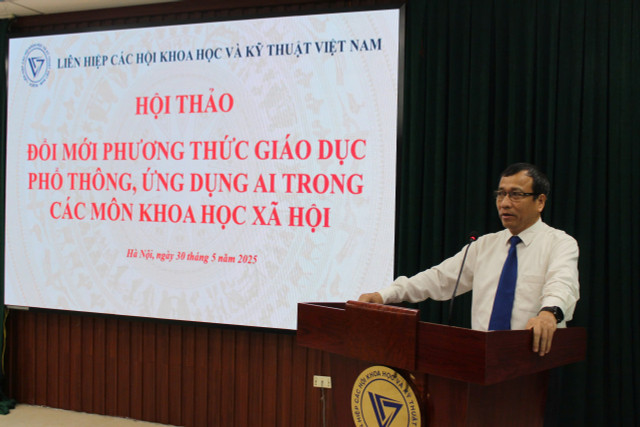 PGS.TS Lê Công Lương, Trưởng ban Khoa học công nghệ và Hợp tác quốc tế, VUSTA tại hội thảo. 119224d8-6095-4690-a752-9e5a929c9ea0.jpg