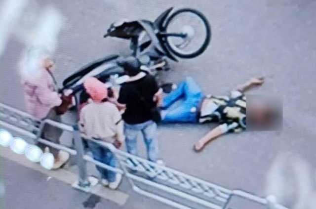 Hiện trường vụ tai nạn. Ảnh: Phuong Nguyen capture-1602.png