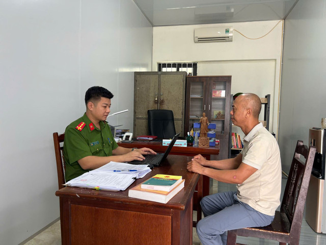 Cơ quan điều tra làm việc với các đối tượng. 2-9763.jpg