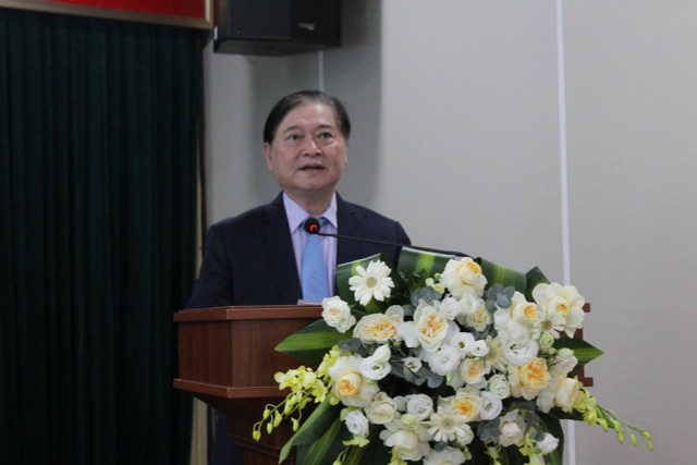 TSKH Phan Xuân Dũng – Bí thư Đảng ủy, Chủ tịch Liên hiệp Hội Việt Nam phát biểu tại buổi lễ. 24e88f4c-8c52-4960-8405-73bd19ebd77e.jpg