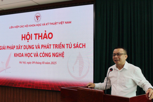 ThS. Lê Thanh Tùng, Trưởng Ban Phổ biến Kiến thức VUSTA phát biểu khai mạc hội thảo. 952d9bd7-8098-4ee2-b250-8c6efc41dda1-1.jpg