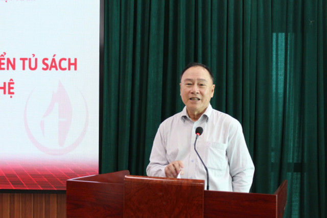 PGS.TS Phạm Bích San trình bày tại hội thảo. ff2c4912-86dc-4335-94ed-29f7310ec0d5.jpg