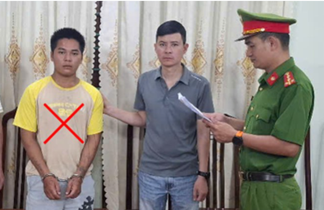 Đối tượng Lò A Hạnh tại cơ quan Công an. capture-9835.png