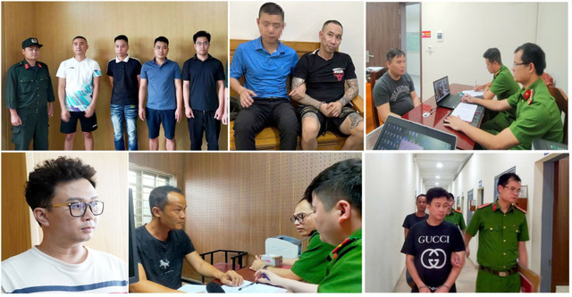 Các đối tượng liên quan đến đường dây bị bắt giữ. 4-8287.jpg
