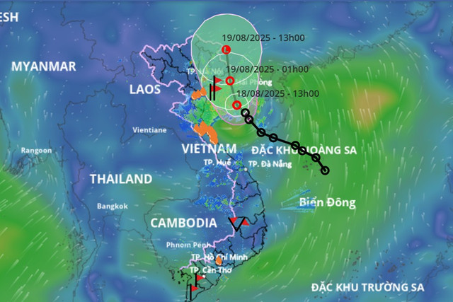 Dự báo đường đi của áp thấp nhiệt đới. ap-thap-nhiet-doi-3-1869.jpg