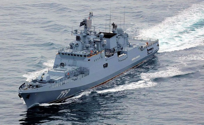 Đảm nhiệm vai trò trinh sát và dẫn đường cho vũ khí là radar tìm kiếm trên không Fregat M2EM; radar điều khiển hỏa lực tên lửa chống hạm 3Ts-25E Garpun-B, radar kiểm soát bắn cho pháo JSC 5P-10E Puma FCS, radar MR-90 Orekh của tên lửa phòng không...