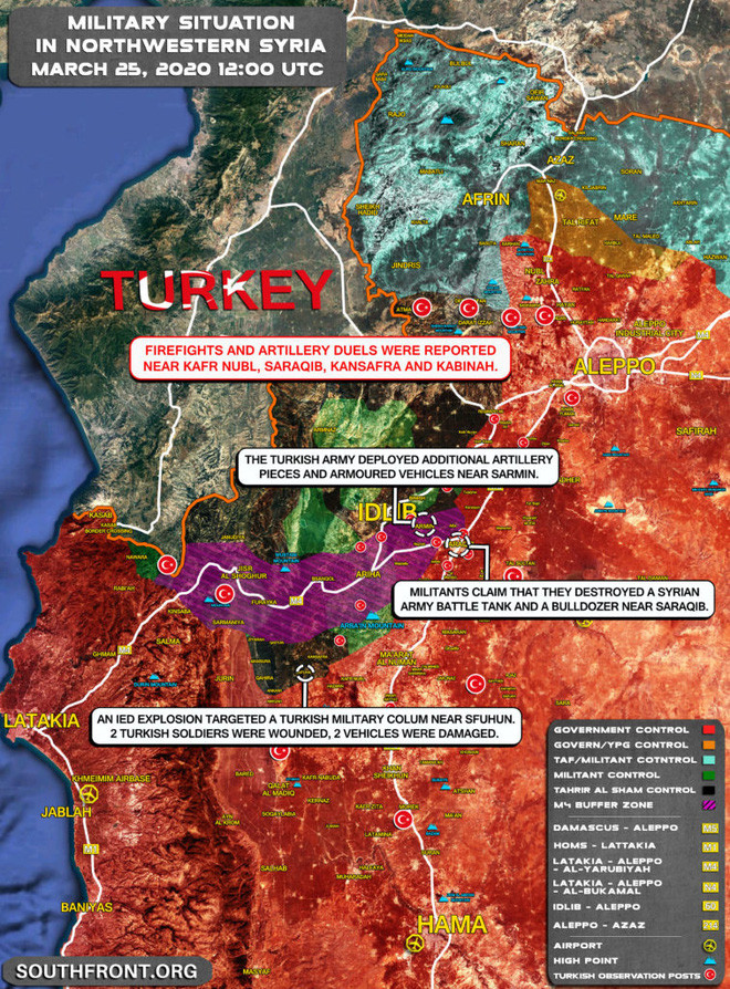 Xuất phát từ thực tế các nhóm vũ trang ở Idlib không tuân thủ lệnh ngừng bắn được ký giữa Nga và Thổ Nhĩ Kỳ; trong khi chính quyền Ankara cũng từ chối thực hiện kiểm soát việc rút quân của phiến quân; trong bối cảnh như vậy, Nga đã đưa ra Tối hậu thư cho cả hai bên.