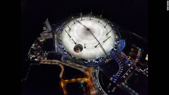 O2 Arena là nơi các siêu sao trên toàn thế giới đến đây biểu diễn.