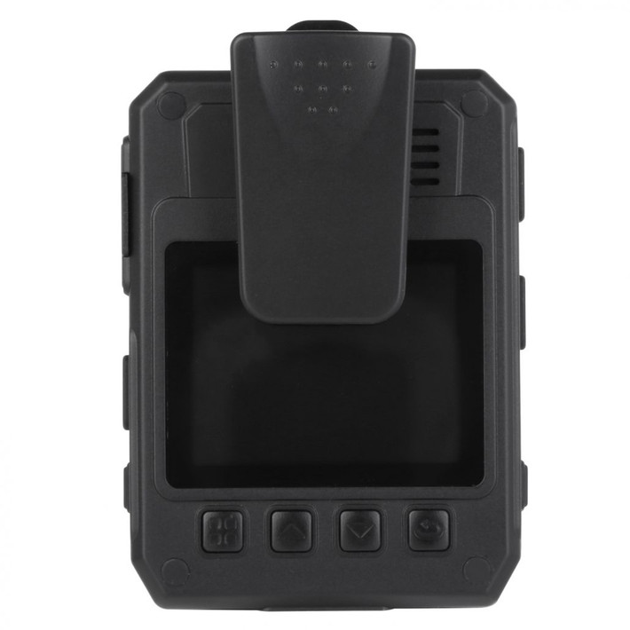 Mặt sau của camera bao gồm đến kẹp to bản đặt ở bên trên, bên dưới đế kẹp là màn hình màu LCD kích thước 2.0 inch. Camera này có thể quay phim có độ phân giải tối đa 2560 x 1080 và người dùng có thể sử dụng các nút chức năng bên dưới màn hình LCD để tùy chỉnh độ phân giải, quản lý và xem lại các file ghi hình, ảnh, và file ghi âm.