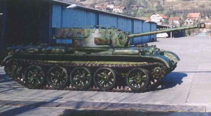 Một trong những hình ảnh cực kỳ hiếm hoi về xe tăng T-55-Hellcat.