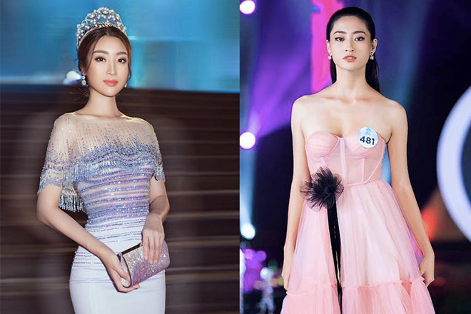 Dù gương mặt sở hữu nhiều nét tương đồng, phong cách thời trang của hai hoa hậu có sự khác biệt rõ rệt. Nếu như Mỹ Linh chuộng kiểu trang phục gợi cảm, thanh lịch thì Lương Thùy Linh thu hút với những bộ cánh quyến rũ, ngọt ngào.