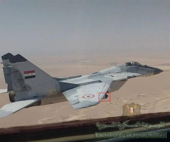Thời gian gần đây truyền thông Syria đã công bố bức ảnh cho thấy một máy bay tiêm kích hạng nhẹ MiG-29SM của nước này được trang bị hệ thống gây nhiễu điện tử loại mới.