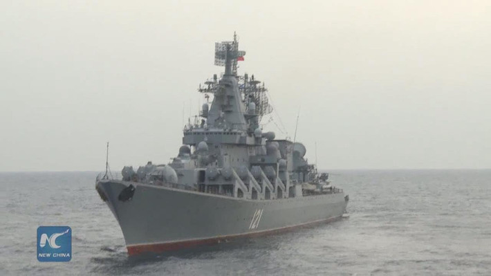 Chúng tôi luôn luôn sẵn sàng, hệ thống S-300F hoạt động rất tốt. Điều đó có thể khiến không ai dám bay gần phía chúng tôi. Tất cả đều biết khả năng của các tàu chiến này trong việc phát hiện và theo dõi mục tiêu, bởi vậy không ai dám khiêu khích".
