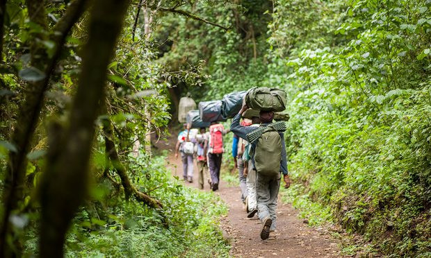 Công viên quốc gia Kilimanjaro cũng có các chính sách để bảo tồn thiên nhiên vô cùng khắt khe. Trên đường đi, người ta sẽ lập các trạm cân hành lý để đảm bảo rằng, du khách sẽ không ăn uống gì trên quãng đường trekking. Trước đây, vì khuân vác mệt mỏi nên du khách thường giấu rác của họ trong những bụi rậm.