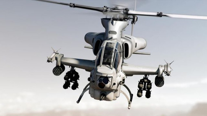 Trang bị tiêu chuẩn của AH-1Z bao gồm 1 pháo 20mm, 8 tên lửa không đối đất AGM-114 Hellfire, 2 tên lửa không đối không AIM-9X và 2 thùng phóng rocket.