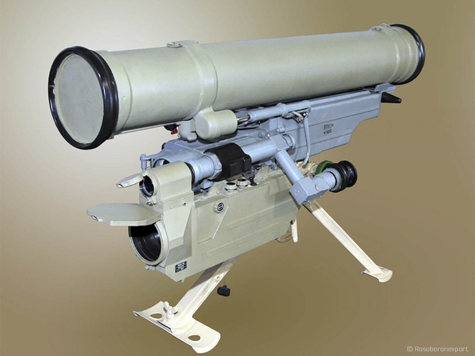 Metis-M1 có thể xuyên thủng lớp giáp RHA dày 900-950 mm sau khi vượt qua ERA.