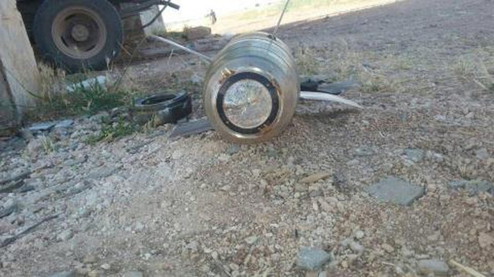 Một quả đạo pháo thông minh của Nga được nhìn thấy tại phía Bắc Syria.