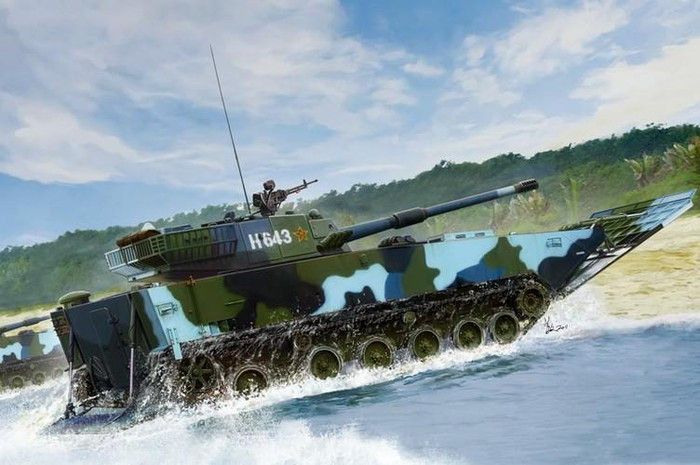 ZTD-05 trang bị động cơ công suất 1.475hp cho tốc độ tối đa trên đường bằng 65km/h, tốc độ khi di chuyển trên mặt nước lên tới 30km/h.